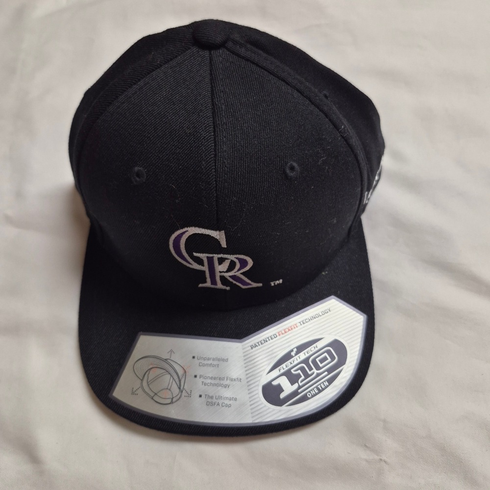 Colorado Rockies Jack Daniels Yupoong Flexfit 110 Snapback Black Baseball Cap